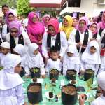 Tumbuh Kembang Baik’ Harapan Ibu Negara saat Mengunjungi PAUD Permata Hati