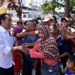 Presiden Blusukan ke Pasar Pagi Pangkalpinang Usai Bagikan Sertifikat Tanah