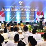 Peringatan Isra’ Mi’raj, Presiden : Walau Beda Pandangan Politik Tetap Harus Rukun