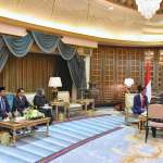 Presiden Jokowi Bertemu Raja Salman di Istana Pribadi Raja di Riyadh