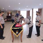 PEJABAT UTAMA POLDA KEPRI DAN KAPOLRES KARIMUN POLDA KEPRI SERAH TERIMA JABATAN MIMBARPUBLIK.COM