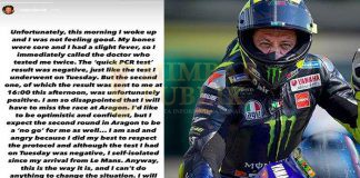 Valentino Rossi Positif Covid-19