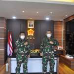 Jalin Silaturahmi Pangkogabwilhan I Laksdya TNI I.N.G Ariawan Terima Kunjungan Pangdam I/BB Mayjen TNI Irwansyah