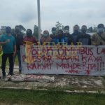 Polres Lingga Lakukan Pengamanan Aksi Damai Mahasiswa Lingga