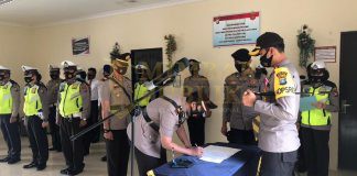 Upacara Serah Terima Jabatan Dipimpin Langsung Kapolres Bintan