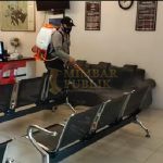 Cegah Penyebaran Covid-19, Seluruh Kantor Polisi Se-Polresta Barelang Disemprot Disinfektan