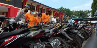 40 Motor Curian Diamankan, Polisi Ringkus Pelaku Sindikat Pencurian Motor