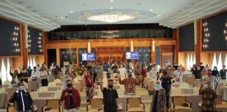 Kemenparekraf RI Implementasi Protokol WTTC Melalui Sosialisasi CHSE Kemenparekraf RI gelar implementasi WTTC melalui CHSE di Nagoya Hill Batam, Minggu (18/10/2020). / ft - mcb