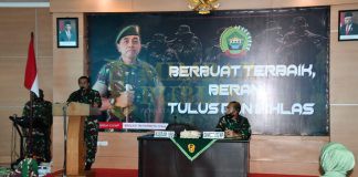 Kasdam I/BB Kunjungi Prajurit Korem 033/WP