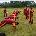 Polres Tanjungpinang Melaksanakan Kesamaptaan Jasmani Personil Polres Tgpinang, saat melaksanakan kegiatan kesamaptaan jasmani