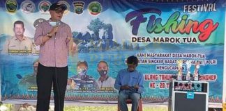 Pjs Bupati Lingga Tutup Festival Fishing di Pulau Serak Marok Tua