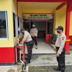 Unit Provos Polsek Singkep Barat Lakukan Pendisiplinan Personil Tentang Protokol Kesehatan Personel Provos Polsek Singkep Barat