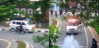 Ambulance Diduga Bawa Pasokan Batu Saat Demo 13 Oktober Tidak Terdaftar di UPT DKI