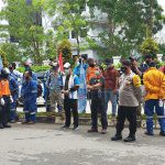Polresta Barelang Turunkan 147 Personel PAM Unras Tolak Penetapan Omnibus Law RUU Cipta Kerja di Batam