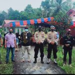 Polsek Singkep Barat Lakukan Pengamanan Kampanye Terbatas untuk Paslon Nomor Urut 2