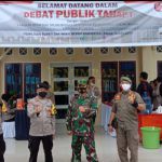 Debat Publik Pilkada Lingga, Dijaga Ketat 75 Personil Polri, TNI, Satpol PP