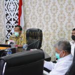 Wali Kota Metro Hadiri Video Conference Penyerahan DIPA dan TKDD Oleh Presiden RI