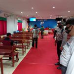 Polresta Barelang dan Jajaran Pantau Penerapan Protokol Kesehatan dalam Pelaksanaan Ibadah Minggu di Kota Batam