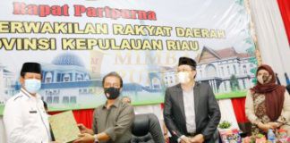 Ranperda Perumda Tirta Kepri Disahkan DPRD dan Pemerintah menjadi Perda