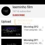 Lee Min Hoo jadi Produser Eksekutif Pada Film Pertama di Channel Youtube Pribadinya