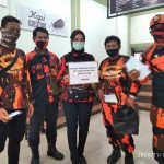 Pemuda Pancasila Bintan Utara Sosialisasi dan Edukasi Masker