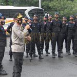 Personil Satbrimob dan Ditsamapta BKO Polda Metro Jaya Diberi Motivasi oleh Kapolda Kepri