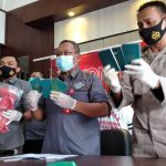 Ditreskrimum Ringkus 3 Pelaku Tindak Perdagangan Orang dengan Modus Pasang Iklan Kerja di Facebook Ditreskrimum Polda Kepri Saat gelar ekspose di Polda Kepri, Selasa(03/11/2020) Foto : Non