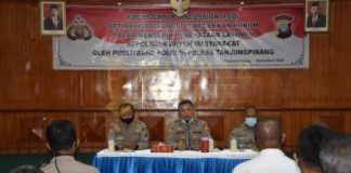 Puslitbang Polri Laksanakan Penelitian dan Forum Group Discussion di Polres TPI