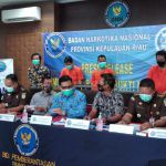 BNNP Kepri Musnahkan 4 Kilogram Sabu dari Tangan 3 Tersangka Pemusnahan Sabu di BNNP Kepri, Rabu(04/11/2020). Foto(non)