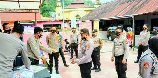 Polres Enrekang Gelar Rapid Tes Massal Seluruh Anggota Mapolres
