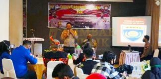 Satbinmas Polres Natuna Gelar Focus Group Discussion, Tangkal Hoax, Radikalisme dan Intoleransi Wakapolres Natuna Kompol Wisnu Edhi Sadono, SH diacara Focus Group Discussion Tangkal Hoax, Radikalisme, Pro Kekerasan dan Intoleransi digelar Satbinmas Polres Natuna, Minggu (08/11/2020)