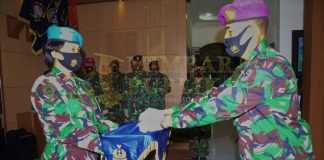 Letkol Marinir Dadan Solahudin S.AG Resmi Jabat Kadisminpers Lantamal IV LETKOL MARINIR DADAN SOLAHUDIN S.AG RESMI JABAT KADISMINPERS LANTAMAL IV