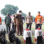 Freddy SM Pimpin Apel Penanggulangan Bencana Kabupaten Lampung Timur Fredy SM sedang Memimpin Apel Kesiapsiagaan di Kabupaten Lampung Timur. (Foto: Istimewa)