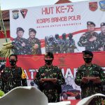 Kapolda Kepri Rayakan HUT Korps Brimob ke-75 di Mako Brimob Polda Kepri