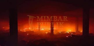 Pusat Pasar Berastagi Ludes Dilalap Si Jago Merah