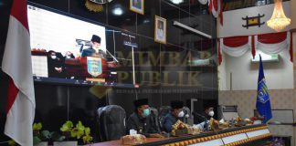 Rapat Paripurna Penyampaian Raperda APBD Tahun 2021