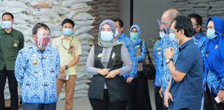 Wagub Chusnunia Tinjau Ketersediaan Pupuk dan Pestisida di Lampung Timur