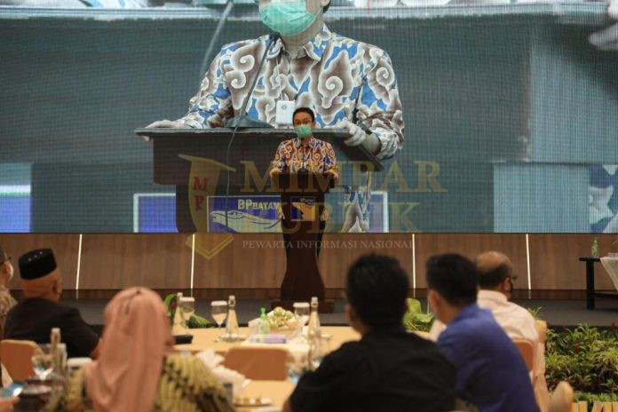 Wakil Menteri Perdagangan Jerry Sambuaga kunker ke Kota Batam. / foto: hms/bp