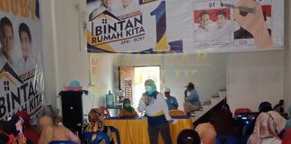Roda Partai Paslon Nomor Urut 1 Berputar Kencang di Tanjung Uban, LMP PAC Kawal Situasi Aman dan Kondusif