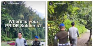 Richard Muljadi Bikin Ulah Lagi, Dulu Jogging Dikawal Mobil Polisi, Sekarang Jalan Santai Dikawal POMAD Richard Muljadi dikawal POMAD/ Foto : Instagram