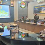 Danlantamal IV Pimpin Pembacaan Pembukaan Taklimat Awal Wasrik Itjen Kemhan Tahun 2020