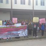 Pekerja PT Kawasan Lobam Lakukan Aksi Unjuk Rasa Tuntut Kenaikan Upah Kerja