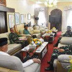 Wali Kota Mahyeldi Terima Kunjungan Kerja Danlantamal II Yang Baru