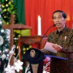 Presiden Jokowi Sampaikan Pesan Natal