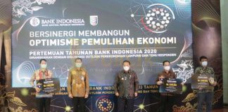 Arinal Djunaidi Hadiri Pertemuan Tahunan Bank Indonesia Tahun 2020 Gubernur Lampung, Arinal Djunaidi, menghadiri Pertemuan Tahunan Bank Indonesia Tahun 2020