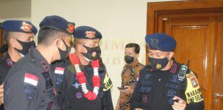 Kapolda Kepri Sambut Kepulangan 100 Personel Satbrimob Kapolda Kepri Sambut Kepulangan 100 Personel Satbrimob