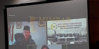 Dokumen dan Izin Vaksin Covid-19, Sinovac Masih Berproses dan Belum Jelas Ketua MUI, Asrorun Ni'am Sholeh (atas) dan Anggota MPR RI Fraksi PKS, Kurniasih Mufidawati (bawah) saat menjadi narasumber secara virtual pada Diskusi Empat Pilar MPR RI "Menanti Sertifikasi Halal Vaksin Covid-19"