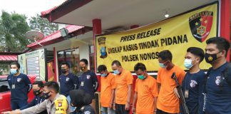 Polsek Nongsa Amankan 4 Pelaku Pencurian Mesin Genset