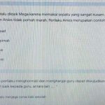 Guru Pembuat Soal “Anies Selalu Diejek Mega” Bakal Dipecat Soal yang dibuat | Foto : Ist