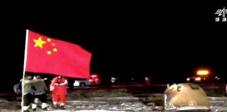 Satelit China Berhasil Mendarat Dengan Membawa Batuan Bulan Chang'e 5 | Foto : Ist